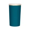Dark Teal Highball Cups (x 8)>Meri Meri Best
