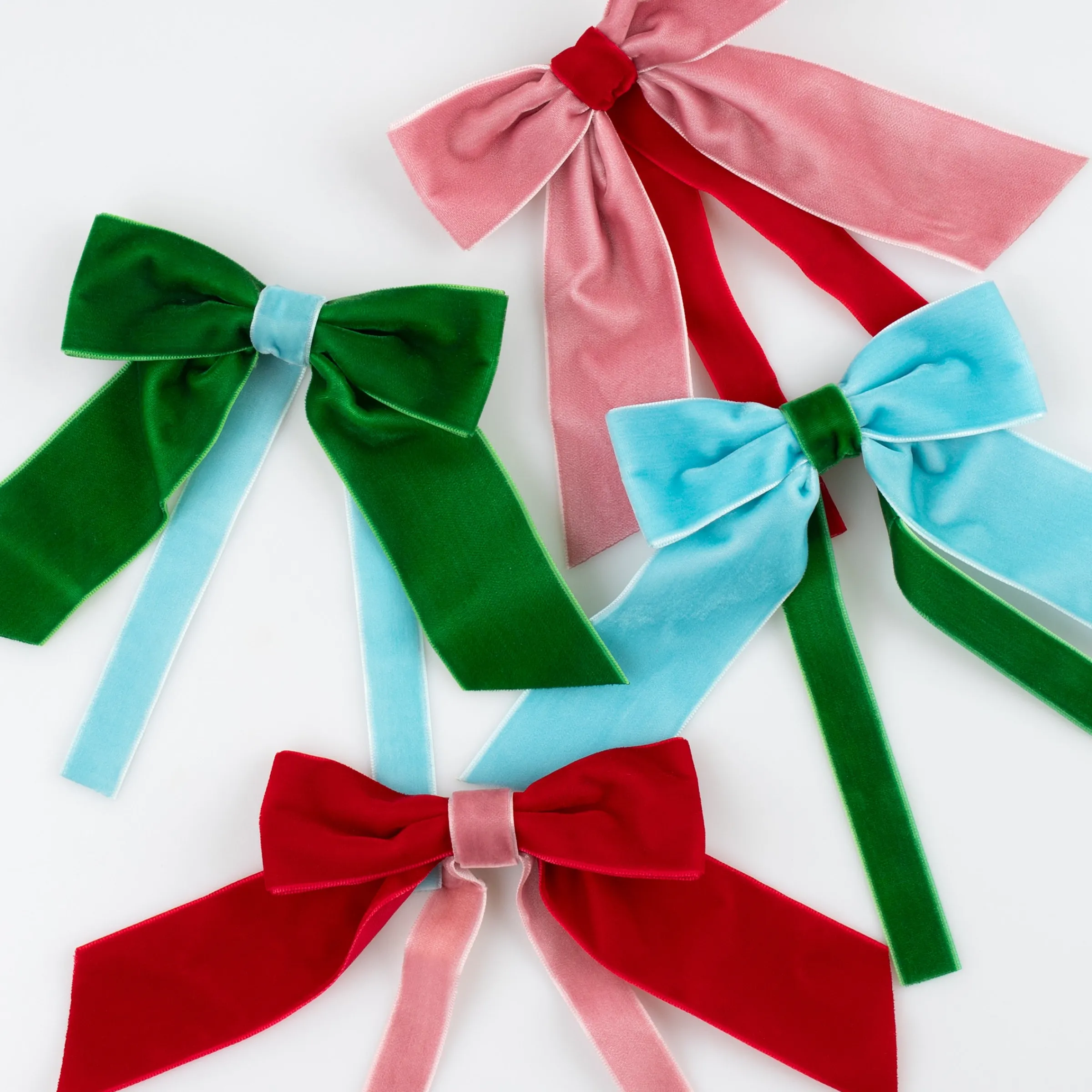 Decorative Velvet Bows (x 4)>Meri Meri Best