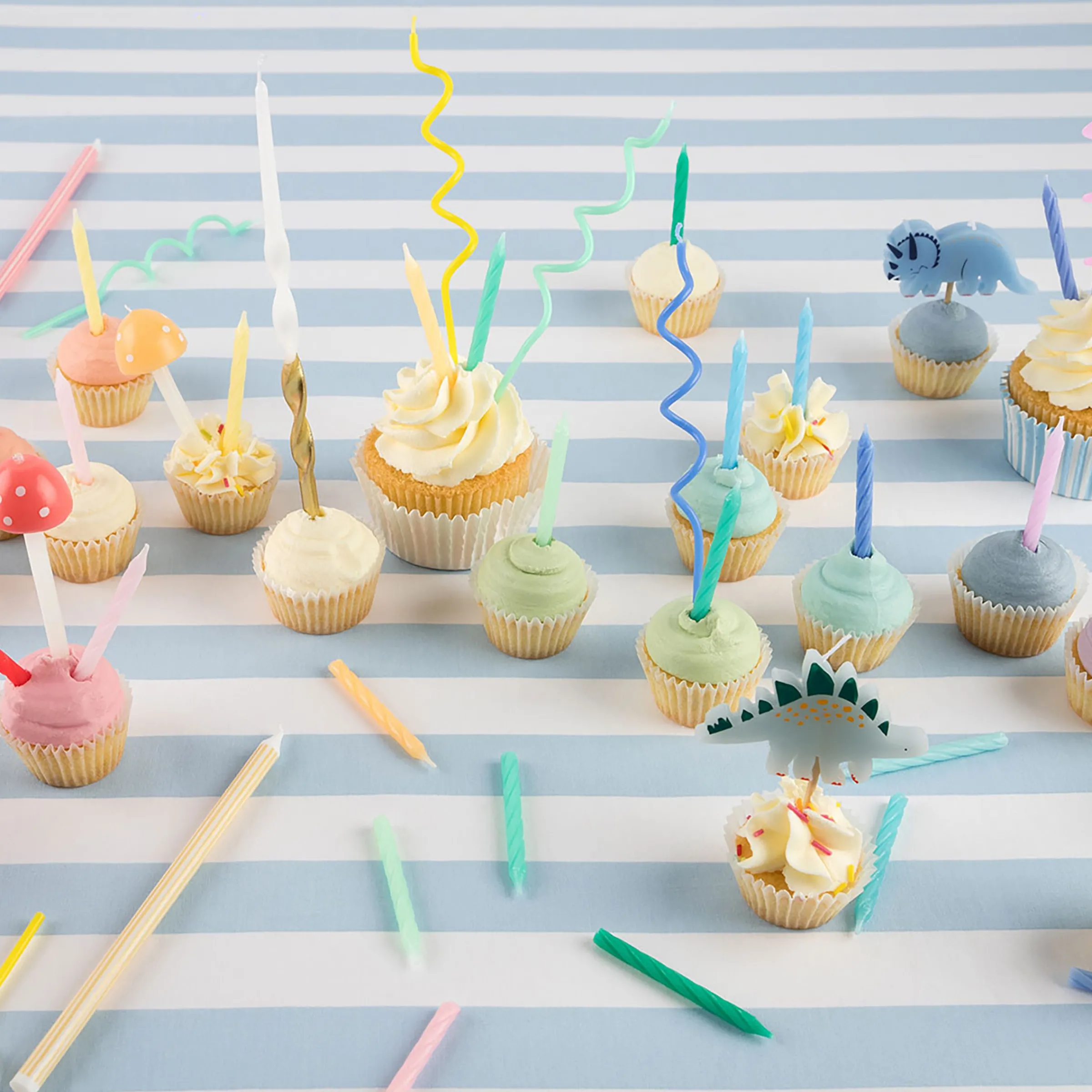 Dinosaur Candles (x 5)>Meri Meri Fashion