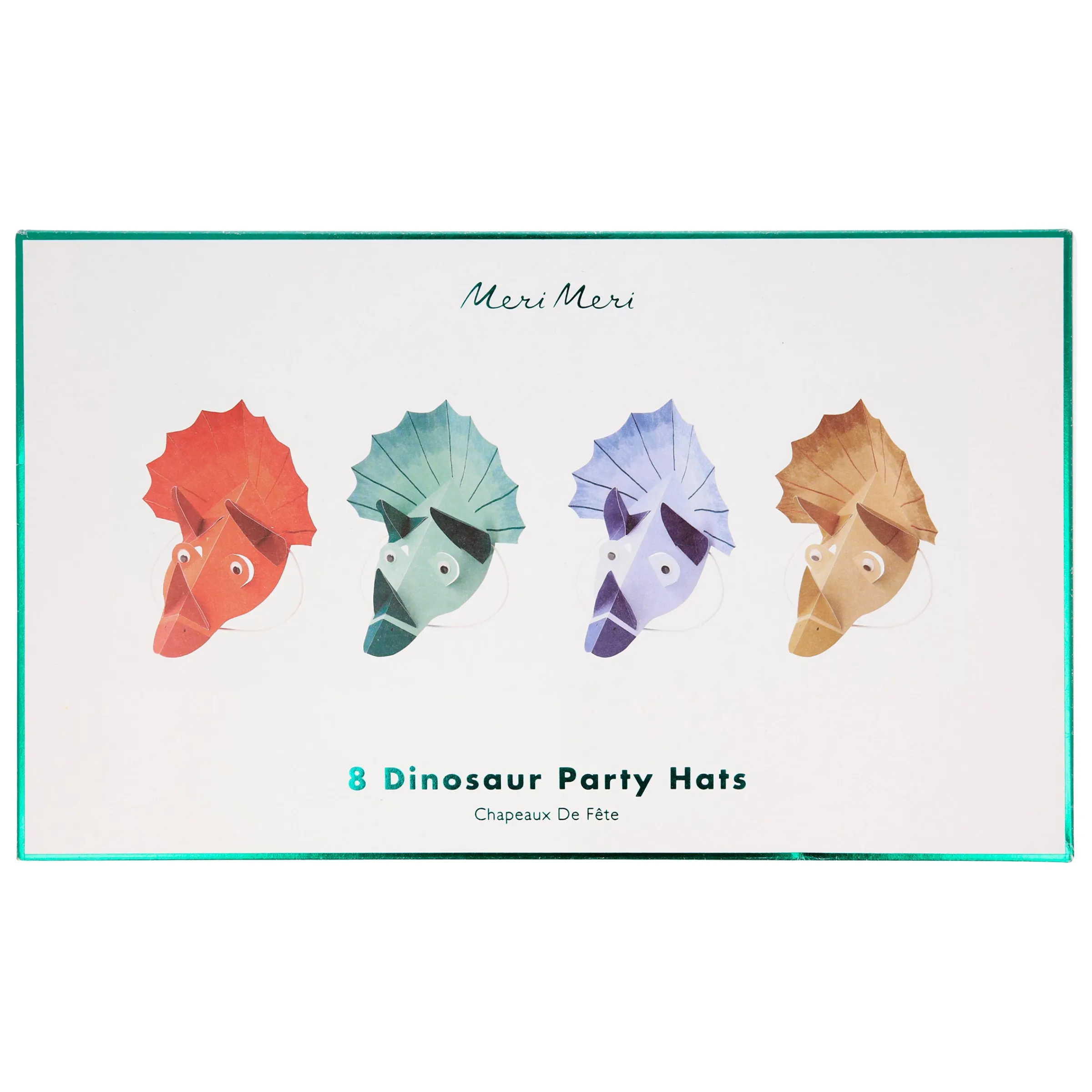 Dinosaur Kingdom Party Hats (x 8)>Meri Meri Discount