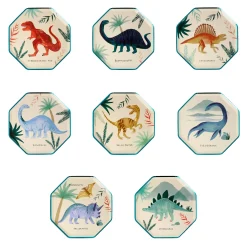 Dinosaur Kingdom Side Plates (x 8)>Meri Meri Online