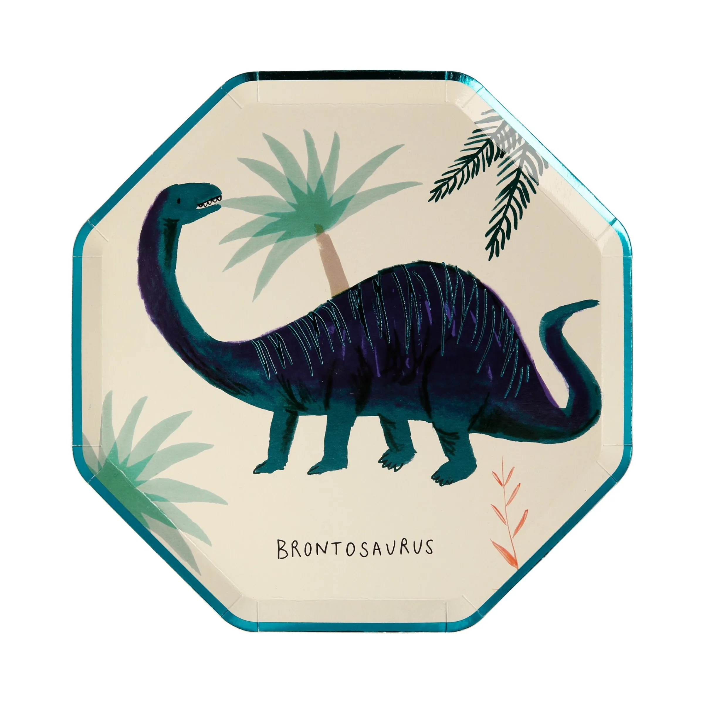 Dinosaur Kingdom Side Plates (x 8)>Meri Meri Online