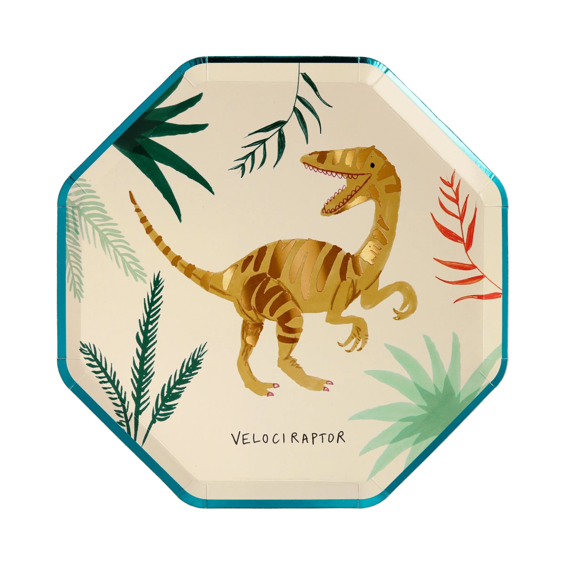 Dinosaur Kingdom Side Plates (x 8)>Meri Meri Online