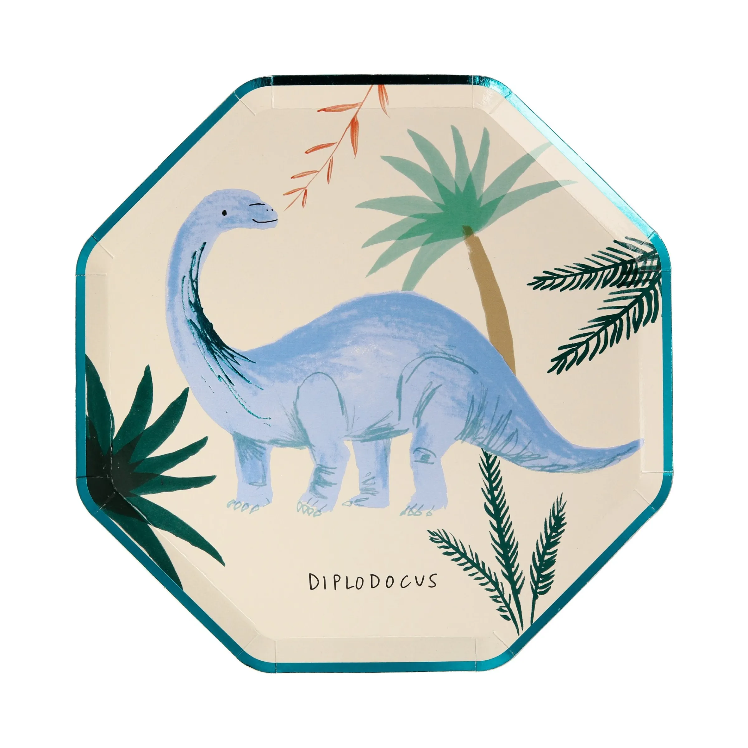 Dinosaur Kingdom Side Plates (x 8)>Meri Meri Online