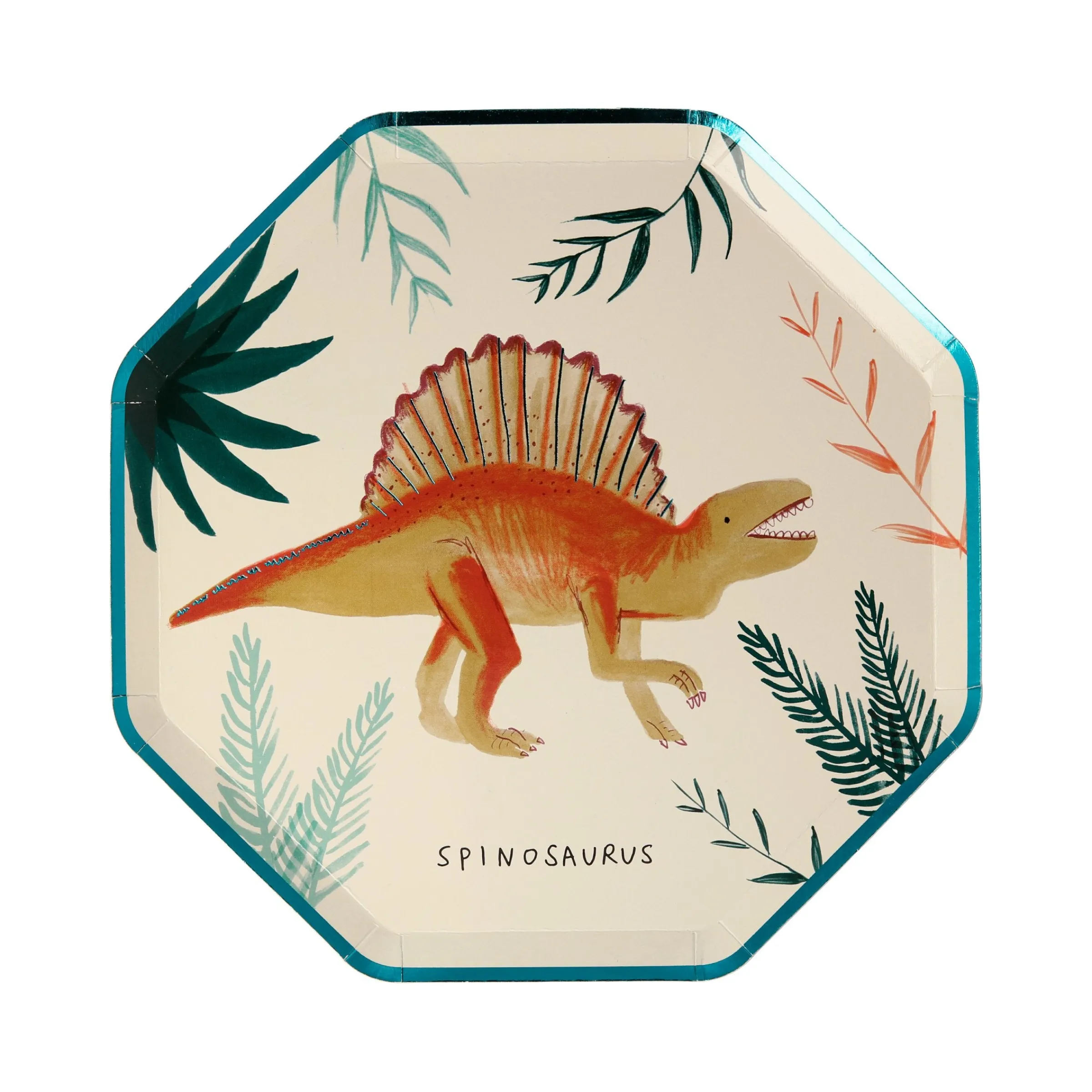 Dinosaur Kingdom Side Plates (x 8)>Meri Meri Online