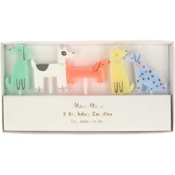 Dog Candles (x 5)>Meri Meri Online