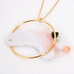 Dog In A Hoop Necklace>Meri Meri Outlet