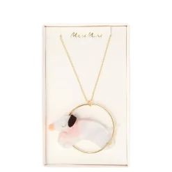 Dog In A Hoop Necklace><noscript><img width=
