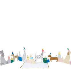 Dog Party Birthday Card>Meri Meri Hot