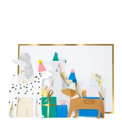Dog Party Birthday Card>Meri Meri Hot