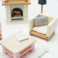 Doll House Sitting Room Furniture Set><noscript><img width=