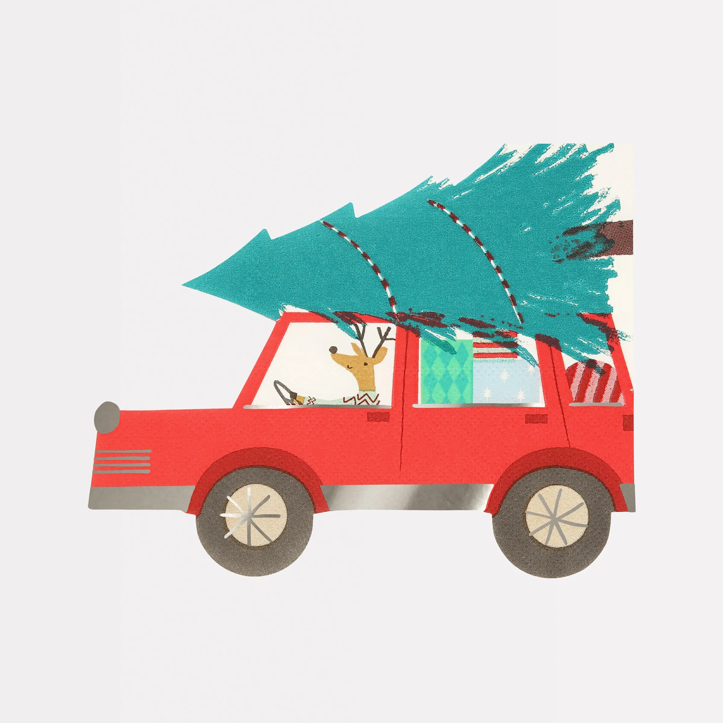 Driving Reindeer Napkins (x 16)>Meri Meri New