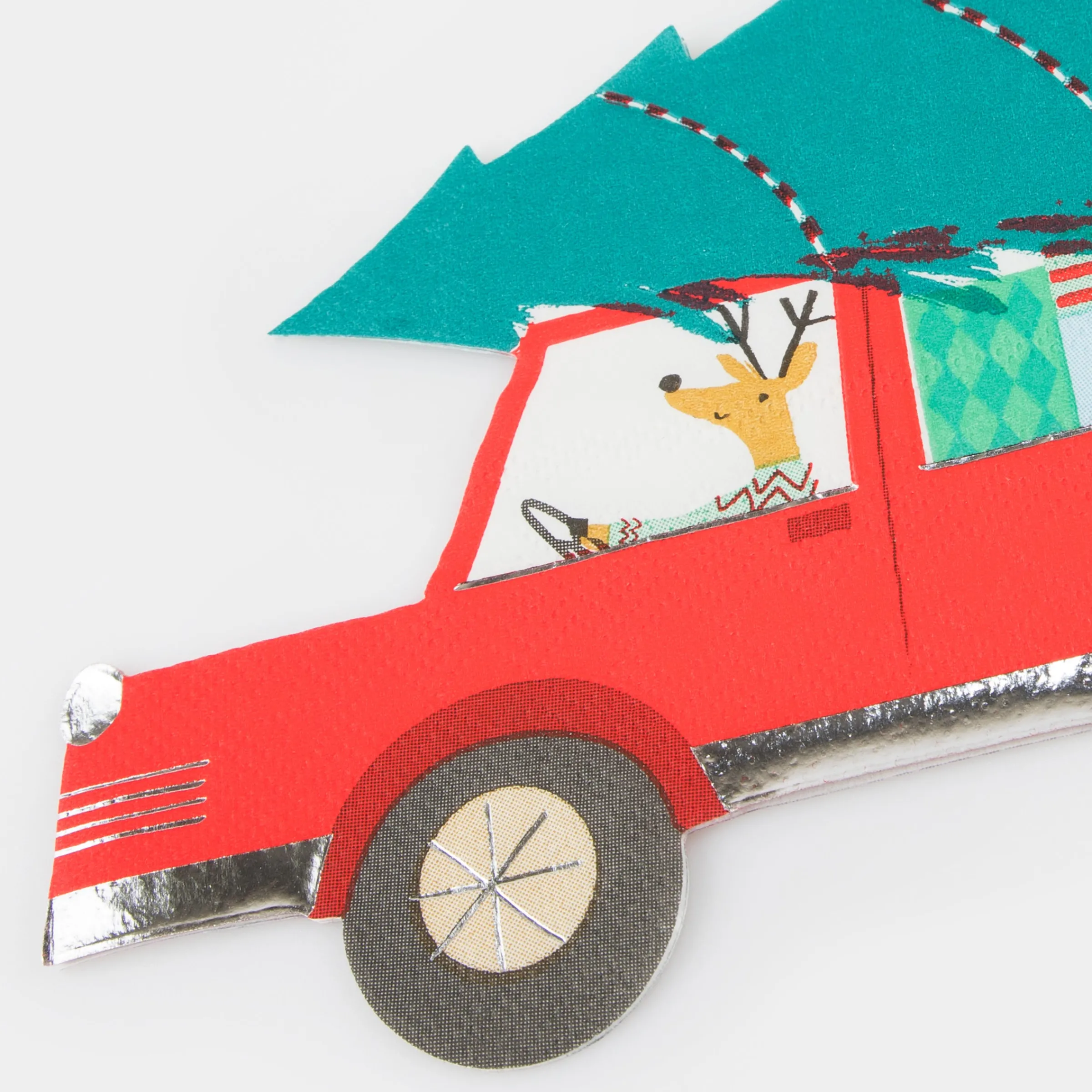 Driving Reindeer Napkins (x 16)>Meri Meri New