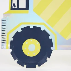 Dumper Truck Plates (x 8)>Meri Meri Hot