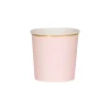 Dusky Pink Tumbler Cups (x 8)>Meri Meri Clearance
