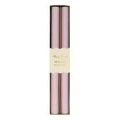 Dusty Lilac Table Candles (x 2)><noscript><img width=