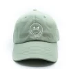 Dusty Sage Smiley Face Hat>Meri Meri Best