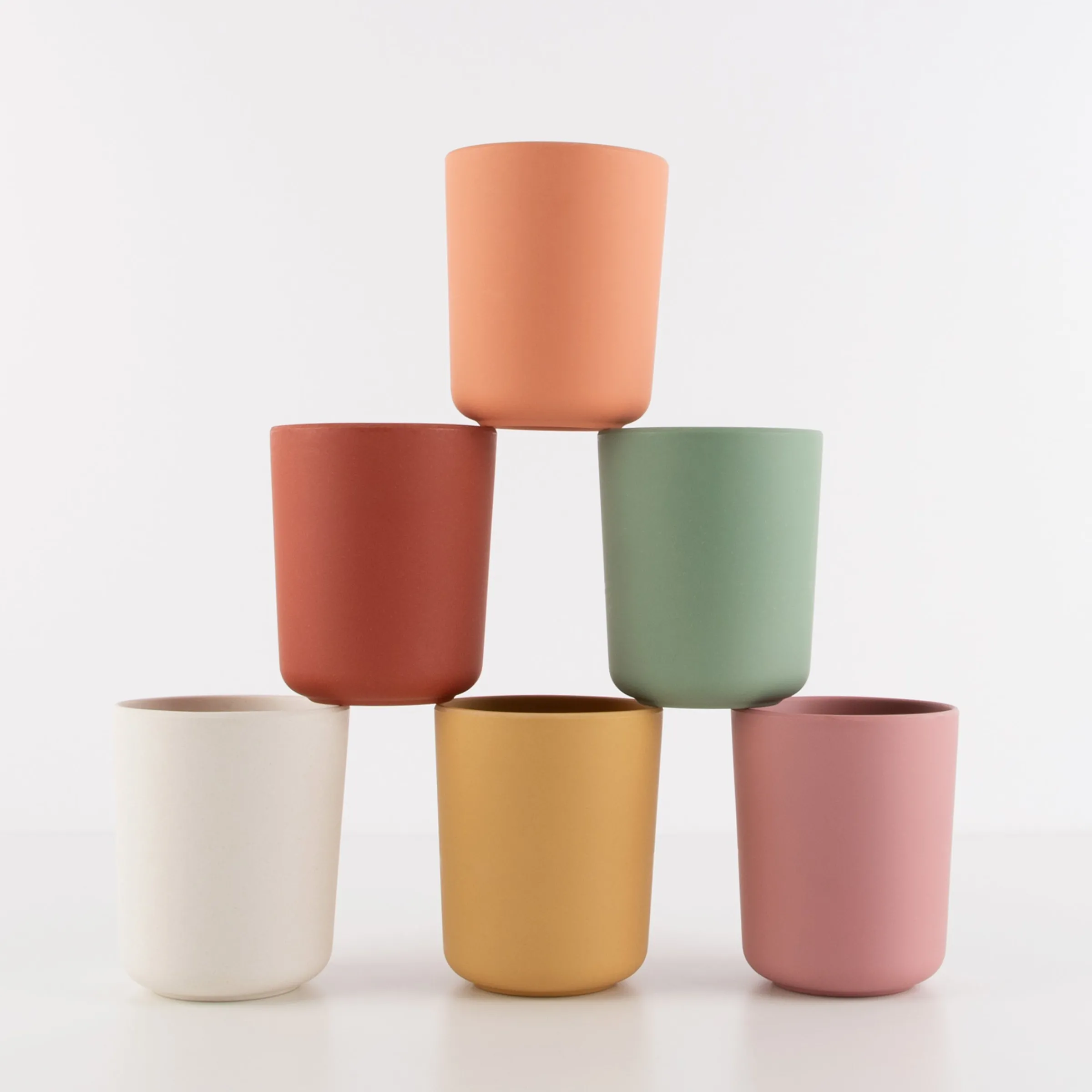 Earthy Reusable Bamboo Cups (x 6)>Meri Meri Discount