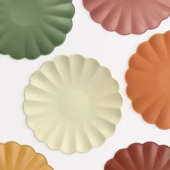 Earthy Small Reusable Bamboo Plates (x 6)>Meri Meri Best