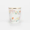 Elegant Floral Cups (x 8)>Meri Meri Discount