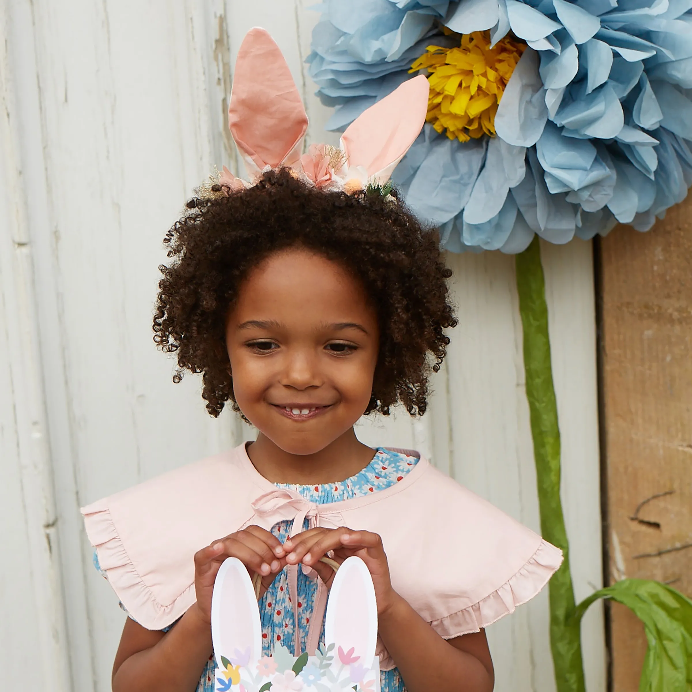 Embellished Gingham Bunny Headband>Meri Meri Online
