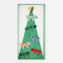 Enamel Bow Hair Clips (x 6)>Meri Meri Sale