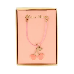 Enamel Cherries Necklace><noscript><img width=