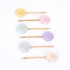 Enamel Shell Hair Slides (x 6)>Meri Meri New