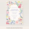 English Garden Download & Print Invitation>Meri Meri New