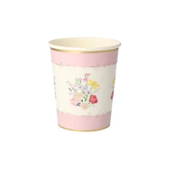 English Garden Party Cups (x 8)><noscript><img width=