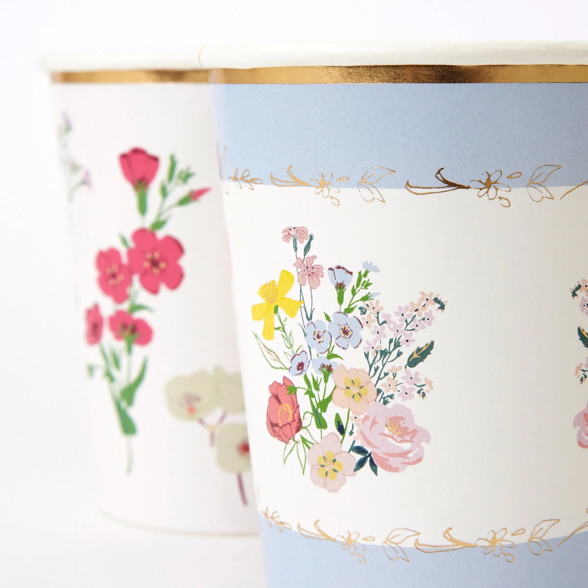 English Garden Party Cups (x 8)>Meri Meri Hot