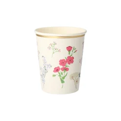 English Garden Party Cups (x 8)><noscript><img width=
