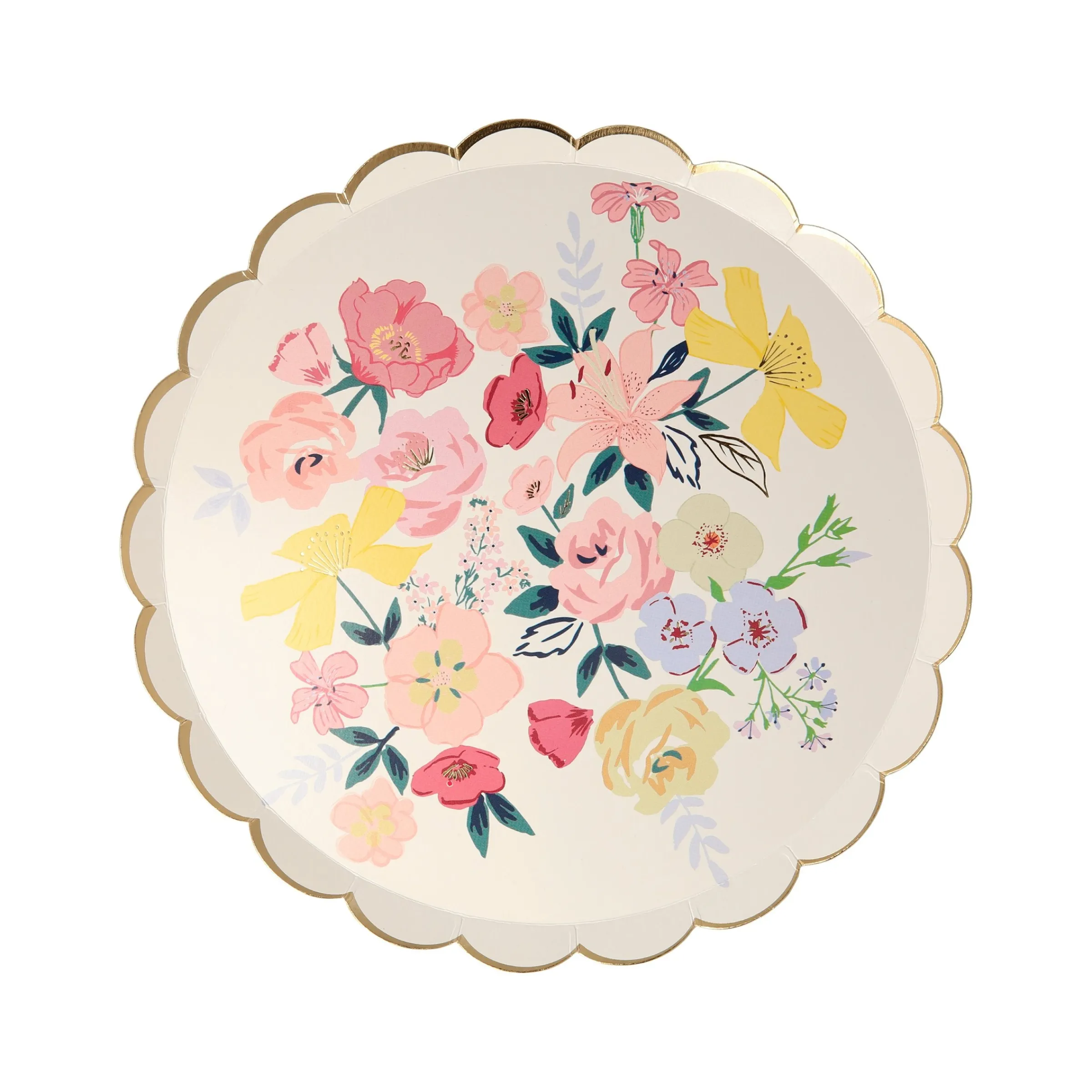 English Garden Side Plates (x 8)>Meri Meri Outlet