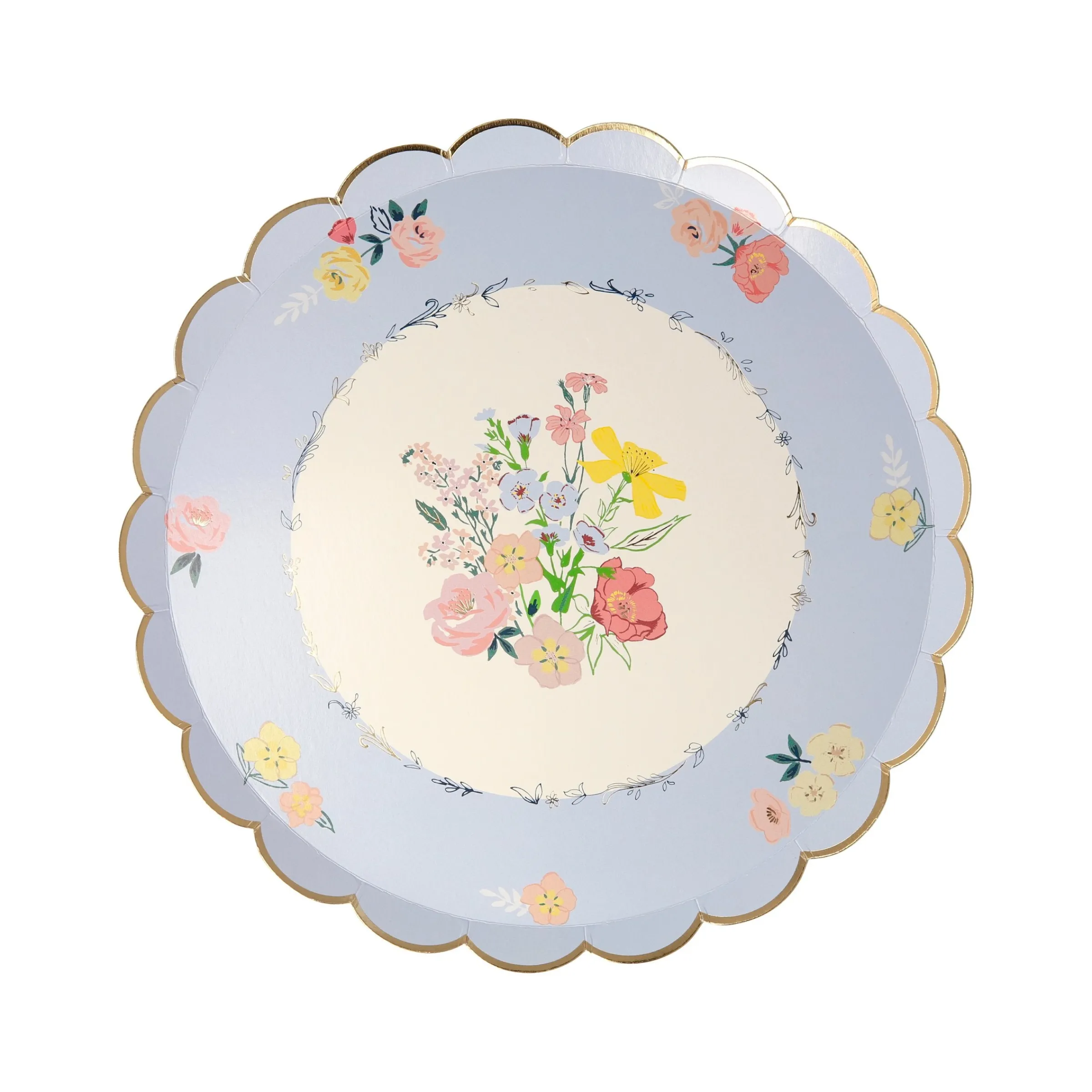 English Garden Side Plates (x 8)>Meri Meri Outlet