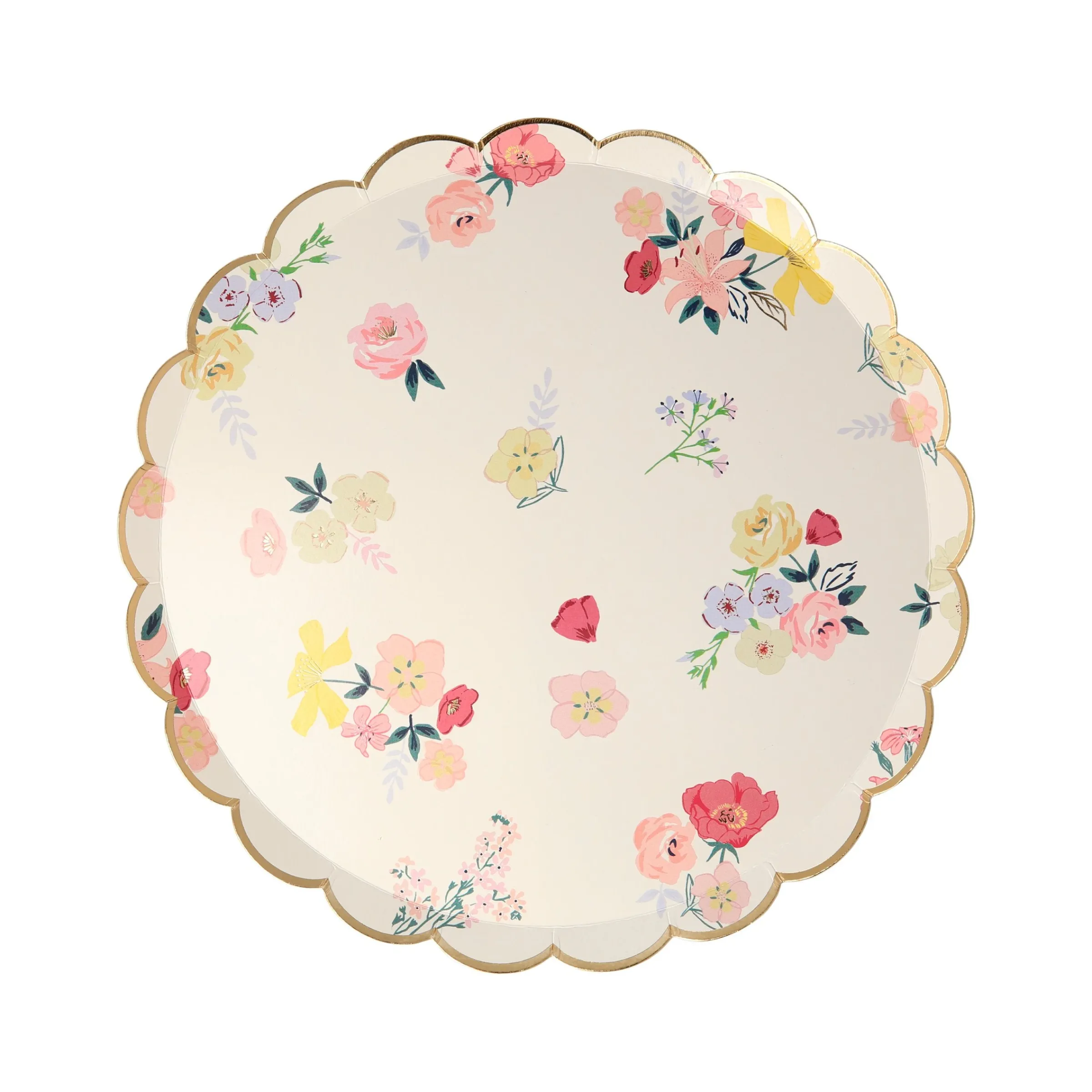 English Garden Side Plates (x 8)>Meri Meri Outlet
