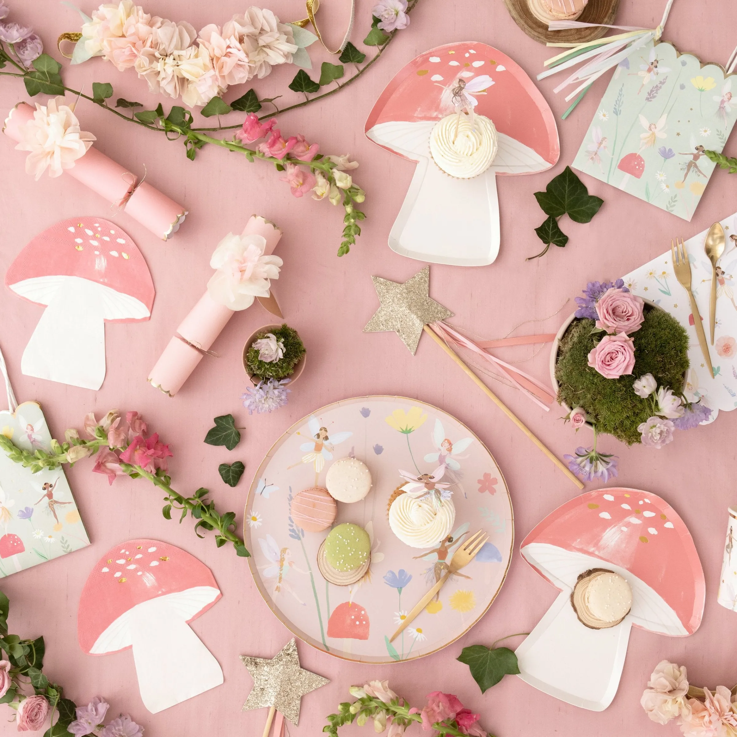 Fairy Dinner Plates (x 8)>Meri Meri New
