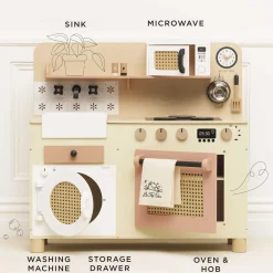 Family Size Wooden Play Kitchen>Meri Meri Discount