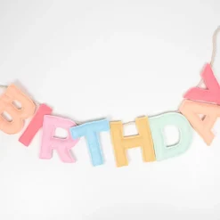 Felt Happy Birthday Garland>Meri Meri Sale