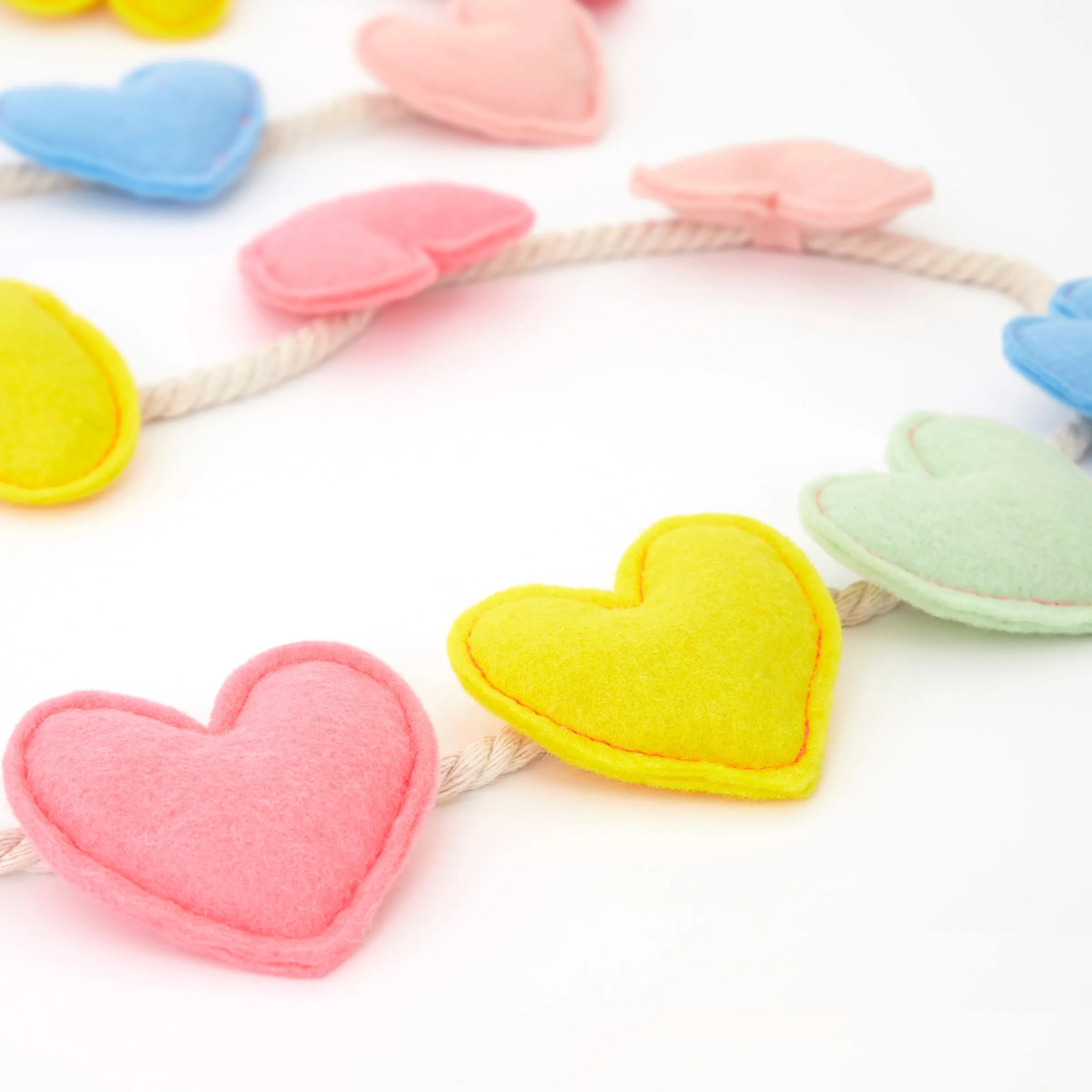 Felt Heart Garland>Meri Meri New