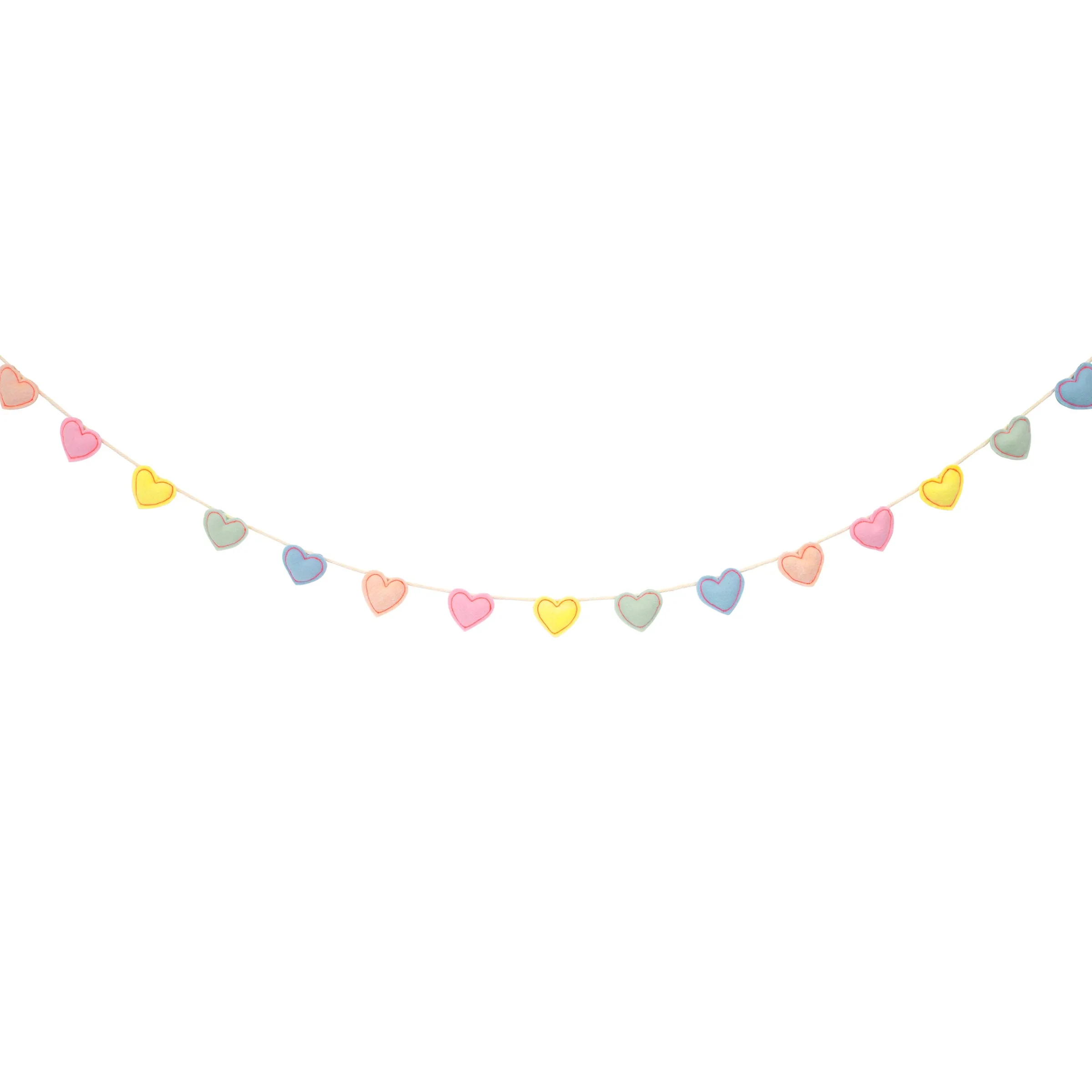 Felt Heart Garland>Meri Meri New