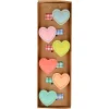 Felt Heart Hair Clips (x 6)>Meri Meri Sale