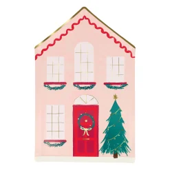Festive House Plates (x 8)><noscript><img width=
