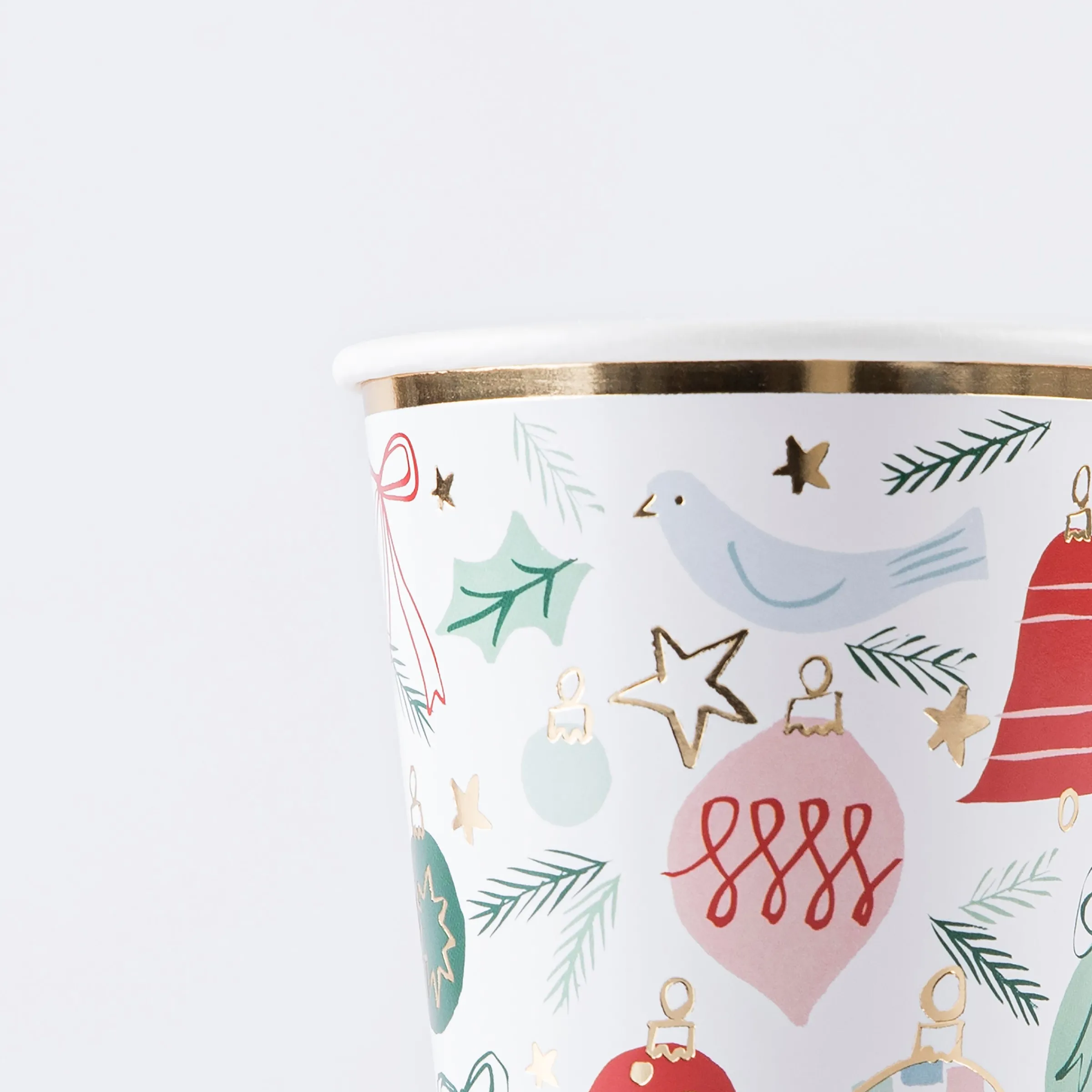 Festive Pattern Cups (x 8)>Meri Meri Best