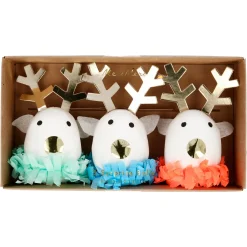 Festive Reindeer Surprise Balls (x 3)><noscript><img width=