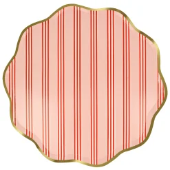 Festive Stripe Dinner Plates (x 8)><noscript><img width=