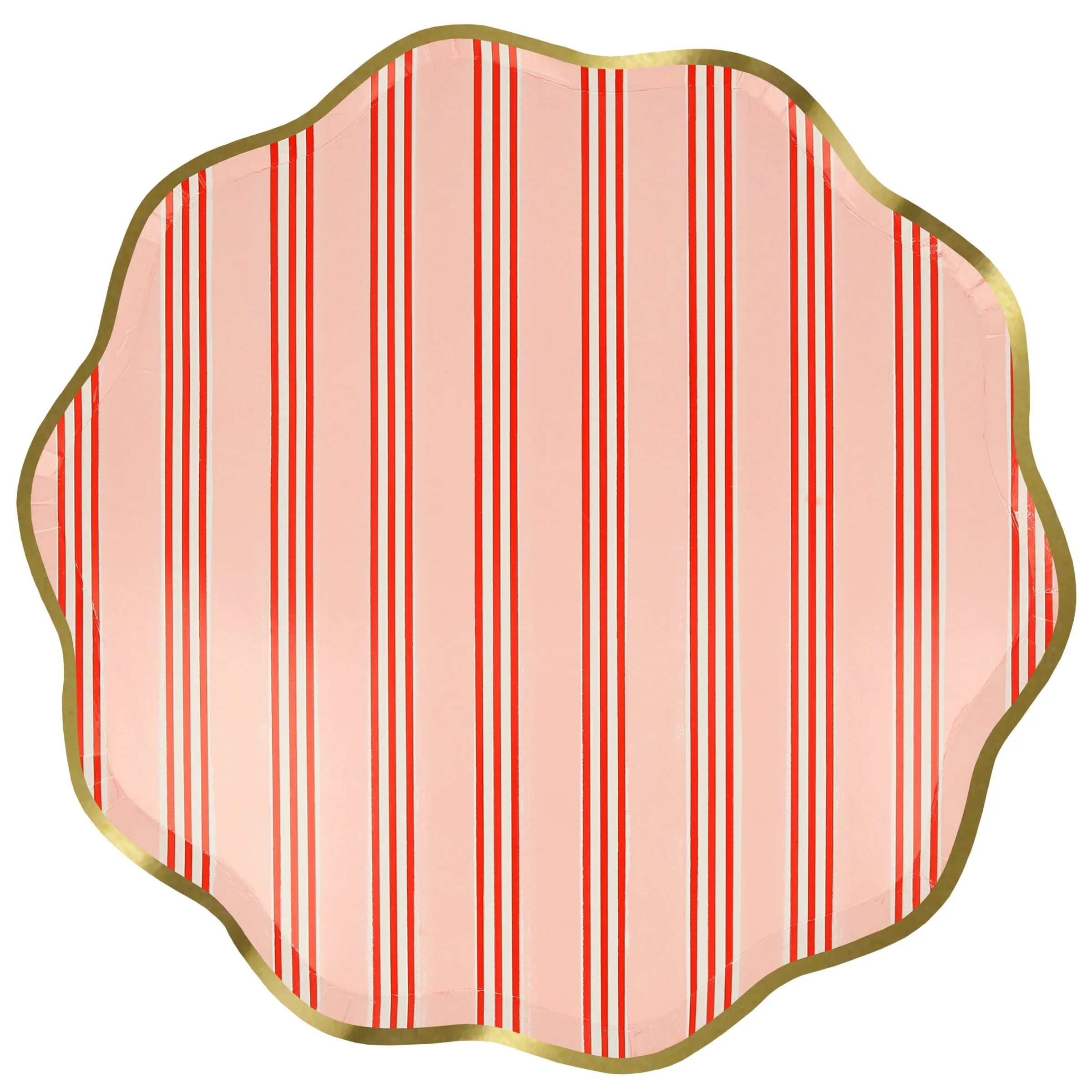 Festive Stripe Dinner Plates (x 8)>Meri Meri Discount