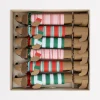 Festive Stripe Sausage Dog Crackers (x 6)>Meri Meri Sale