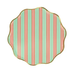 Festive Stripe Side Plates (x 8)><noscript><img width=