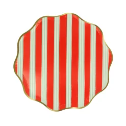 Festive Stripe Side Plates (x 8)><noscript><img width=