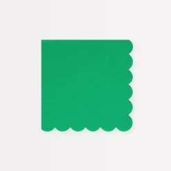 Fir Tree Green Small Napkins (x 16)>Meri Meri Fashion